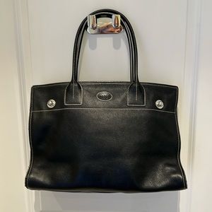 Tod’ Girelli  large black leather bag